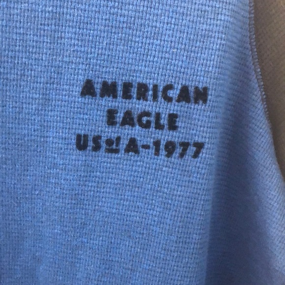 NWT American Eagle Men’s Long Sleeve Icon Shirt - Picture 2 of 6